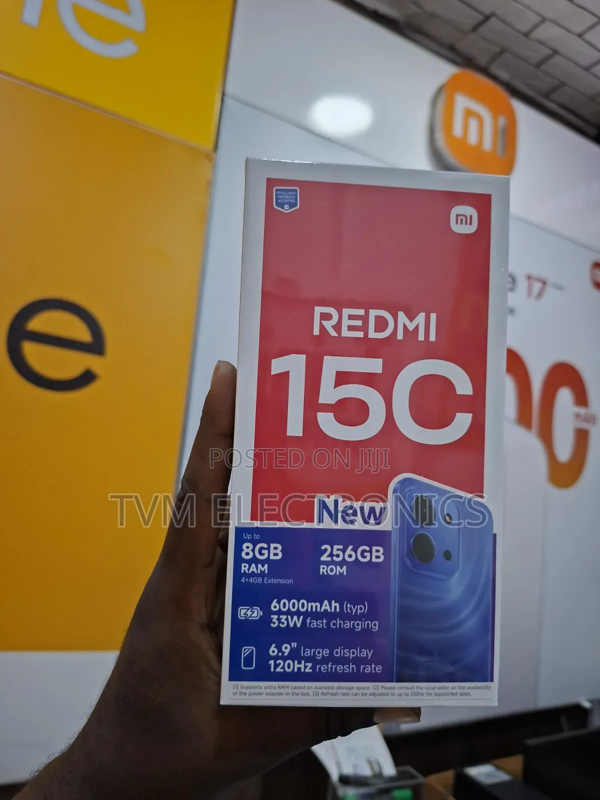 New Xiaomi Redmi 15C 4G 256 GB Black