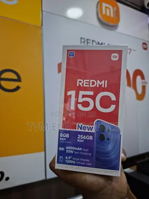 New Xiaomi Redmi 15C 4G 256 GB Black