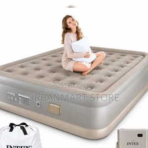 5x6 Camping Inflatable Mattress With Built in Pump, 2 Pillows