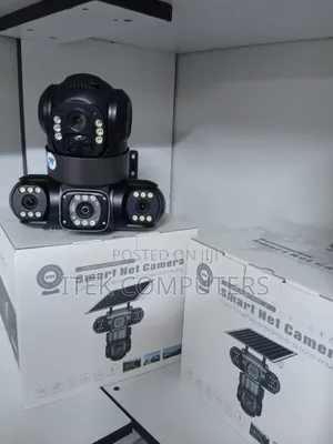 Solar Powered 4G SIM Camera With Triple Lens for Outdoor Area Security