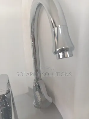 Modern Chrome High-Arc Single-Handle Kitchen Faucet