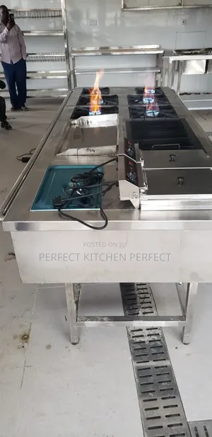 Stainless Steel Combined Cooking Unit