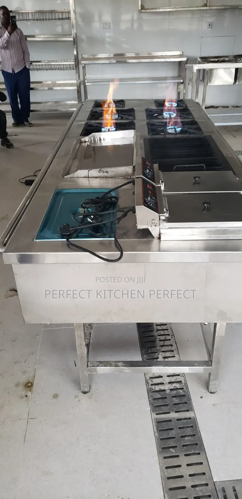 Stainless Steel Combined Cooking Unit