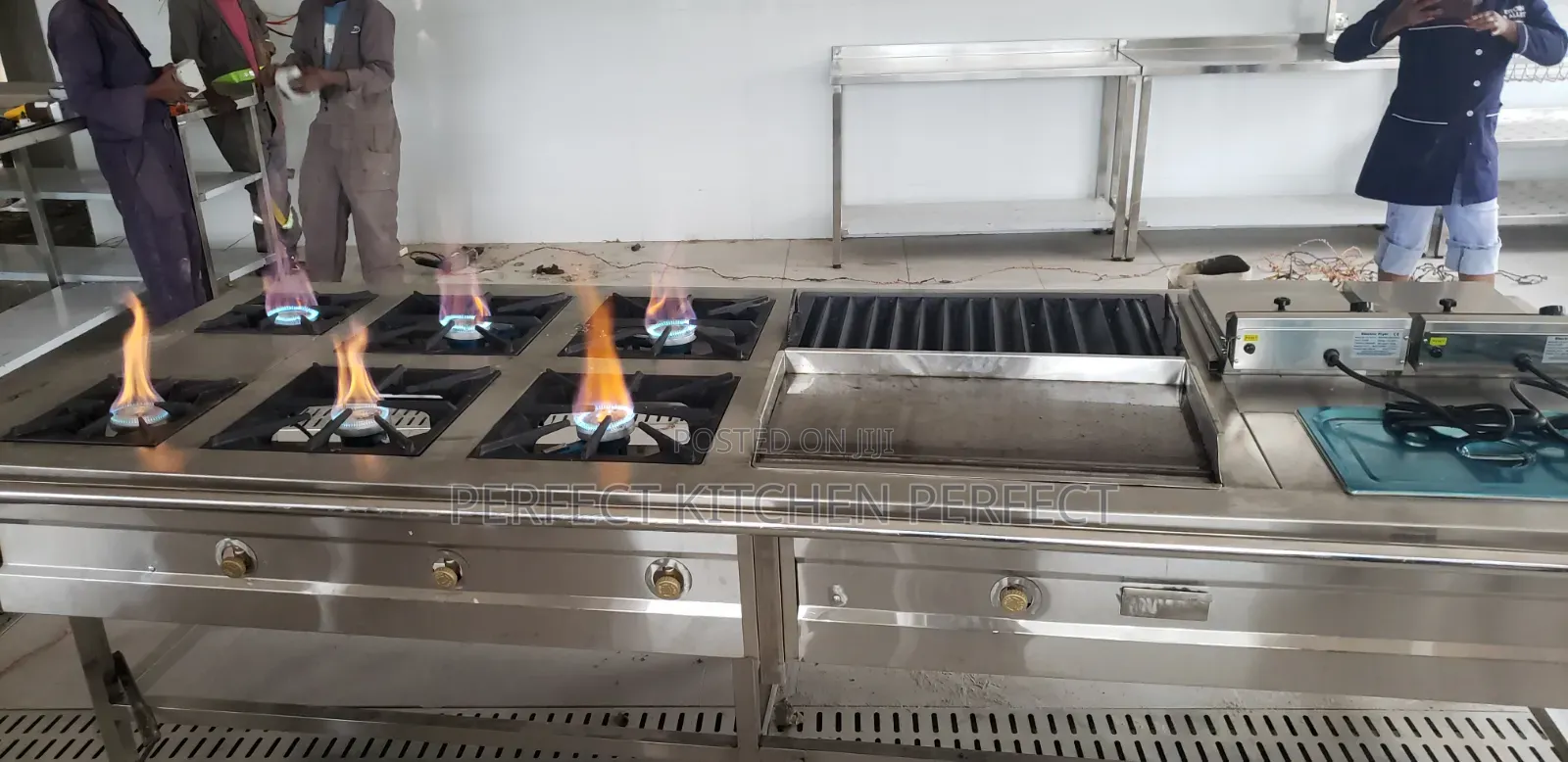 Stainless Steel Combined Cooking Unit