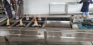 Stainless Steel Combined Cooking Unit