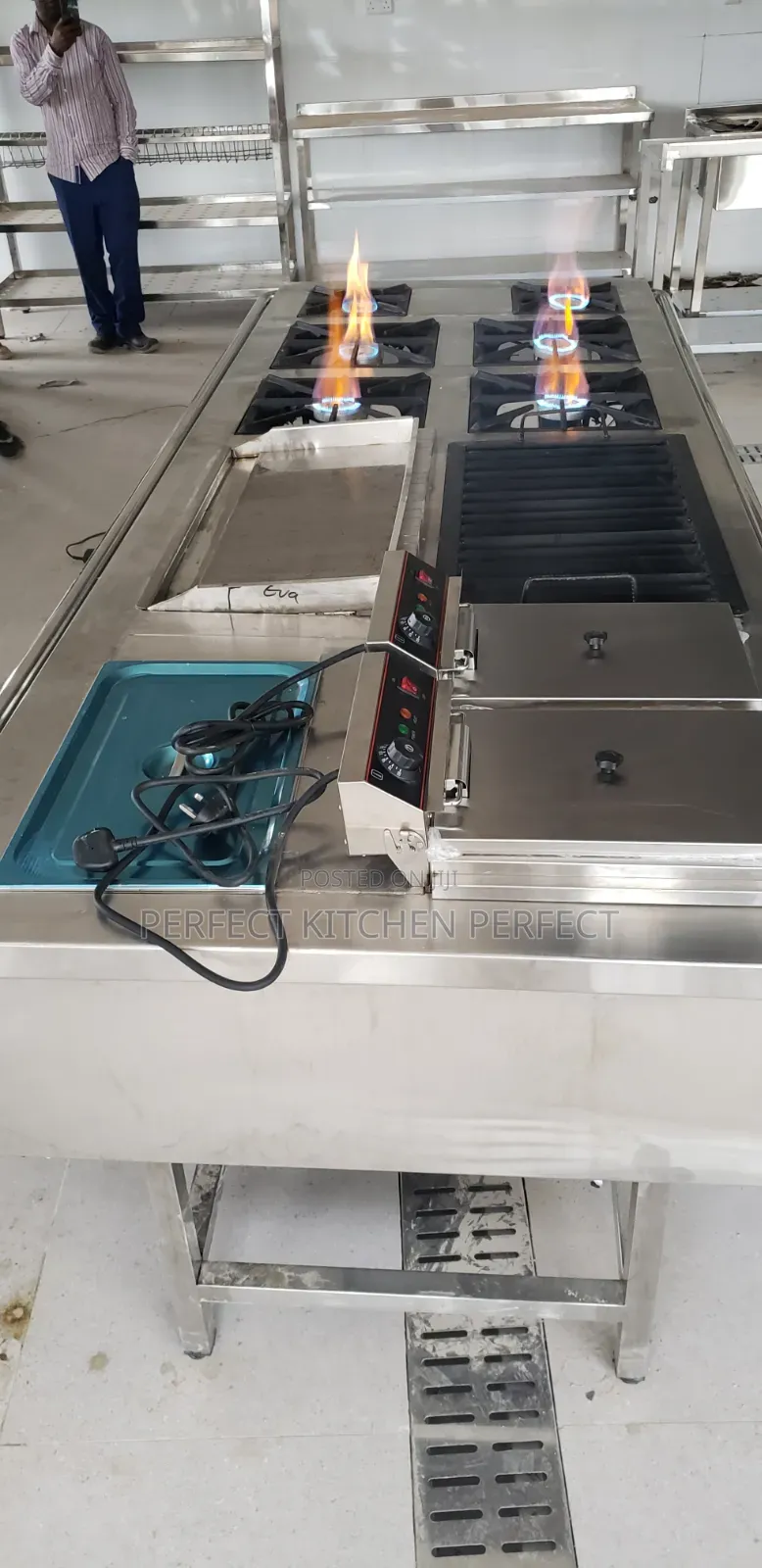 Stainless Steel Combined Cooking Unit