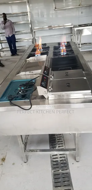 Stainless Steel Combined Cooking Unit