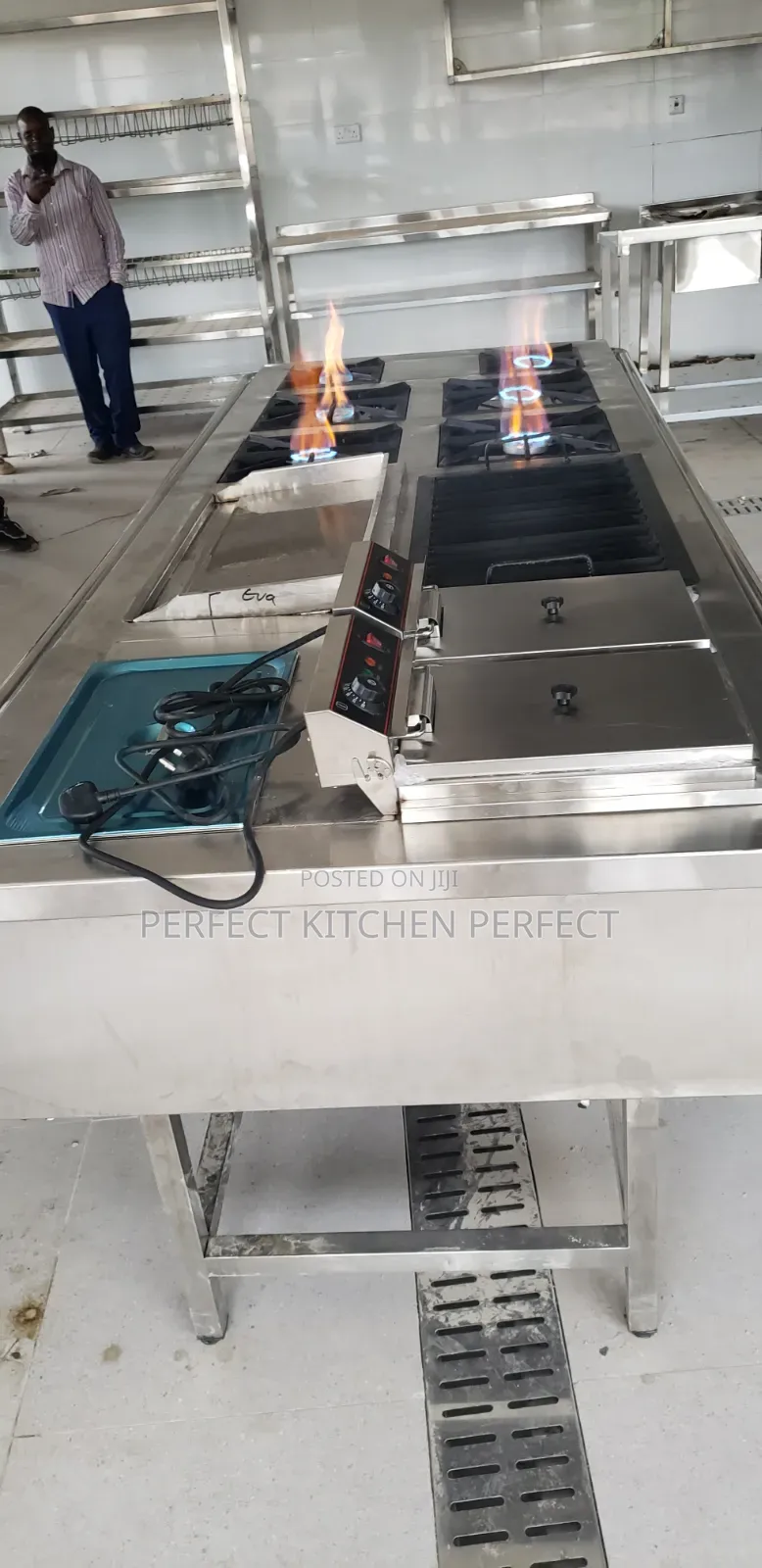 Stainless Steel Combined Cooking Unit