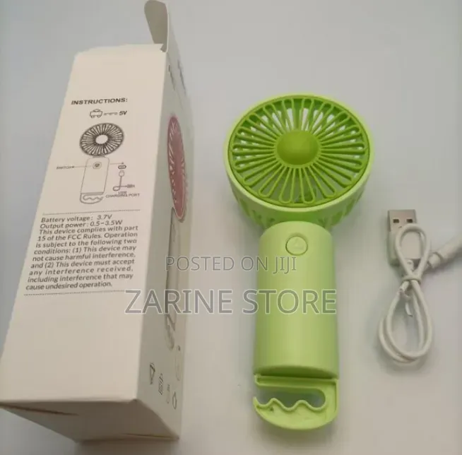 Portable Hand Held Fan Rechargeable Fan