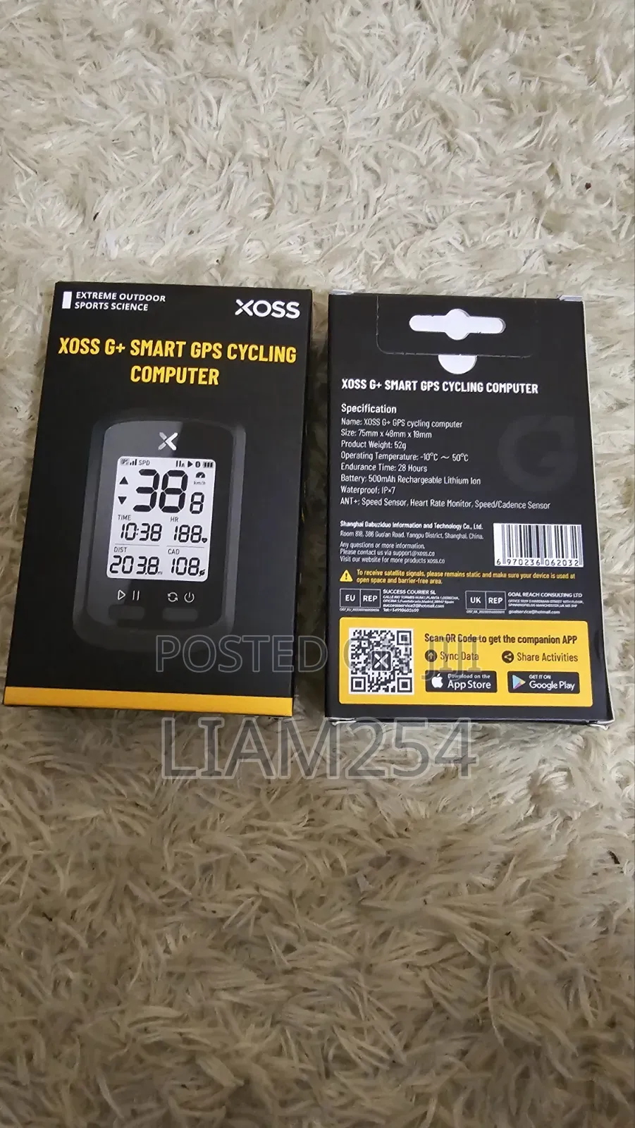 Xoss G+ Smart Cycling Computer - Bike