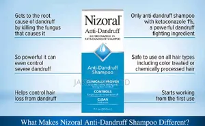 Nizoral Anti-Dandruff Shampoo With Ketoconazole 1%,