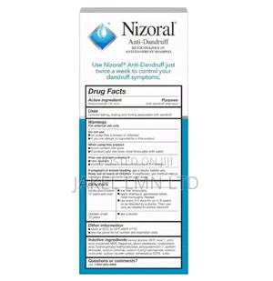Nizoral Anti-Dandruff Shampoo With Ketoconazole 1%,