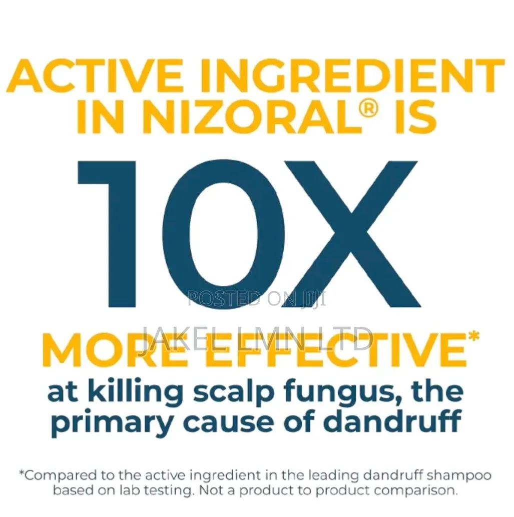 Nizoral Anti-Dandruff Shampoo With Ketoconazole 1%,