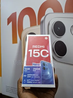 New Xiaomi Redmi 15C 4G 256 GB Black