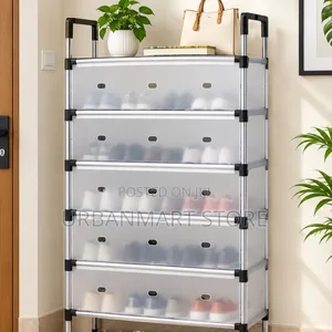 Dustproof 6 Layer Shoe Rack Stand