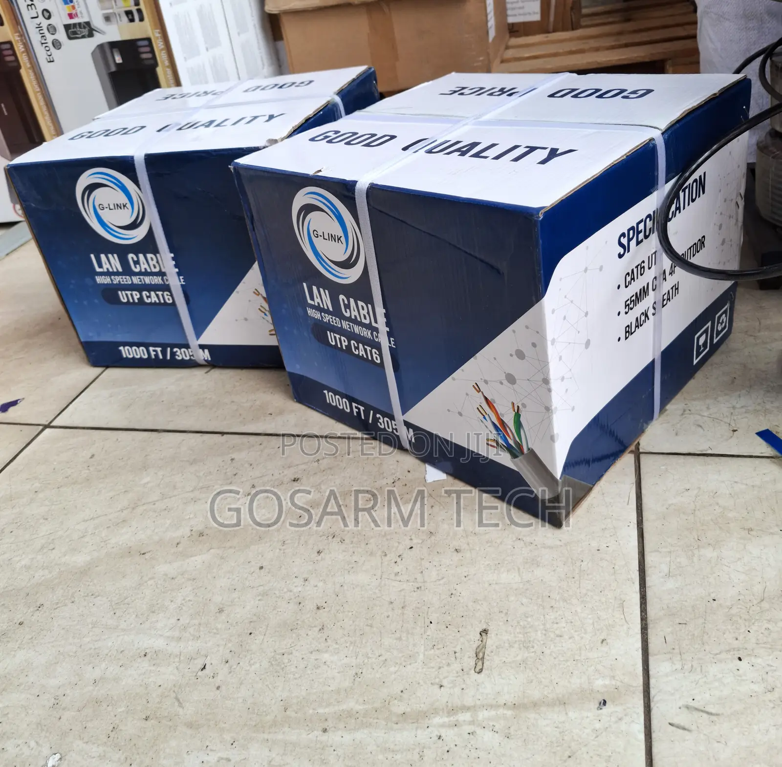 Glink High Quality Cat6 Outdoor Ethernet Cable 305M