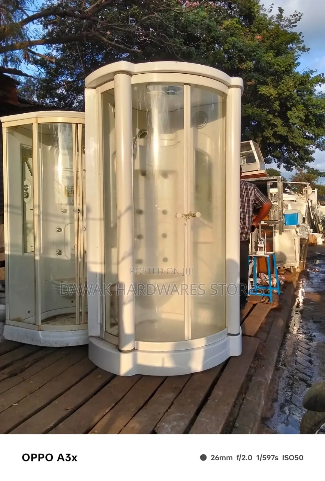 Ex-Uk Luxury Shower Standing Steam Jacuzzi