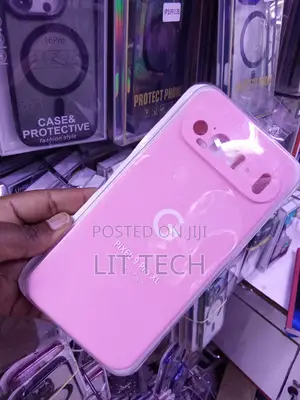 Google Pixel 9 Pro XL Silicone Case in a Soft Peony Pink Finish.