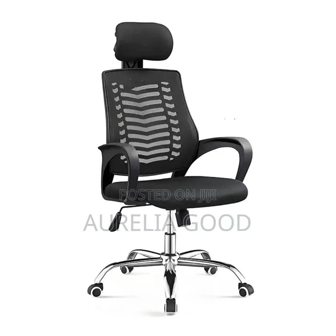 Secretarial Mesh Office Chair Whith Headrest on Offer