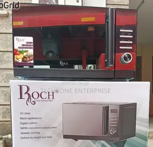 25 Litres Manual Roch Microwave With Grill With Defrost Settings 