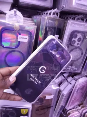 Black Liquid Silicone Case Designed for the Google Pixel 9 Pro XL