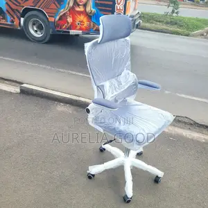 Secretarial Mesh Office Chair Whith Headrest on Offer