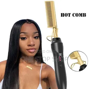 Electric Press Smooth Straightening Wigs Comb