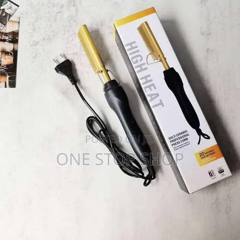 Electric Press Smooth Straightening Wigs Comb