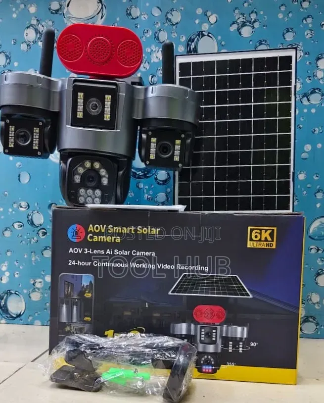 AOV 3-Lens Smart Solar Camera ( Ultra HD)