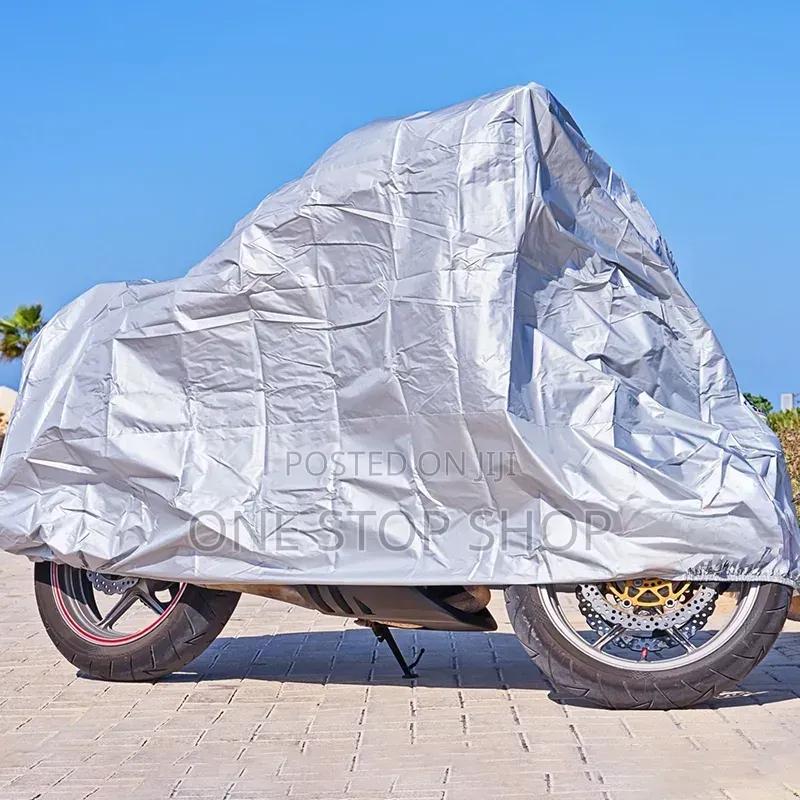 Lightweigh High Densit Polyester Silver SUV Reflective Coat Bike Cover