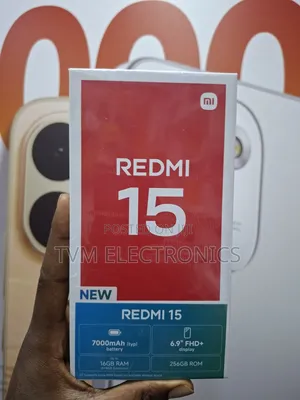 New Xiaomi Redmi 15 256 GB Black
