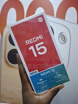 New Xiaomi Redmi 15 256 GB Black