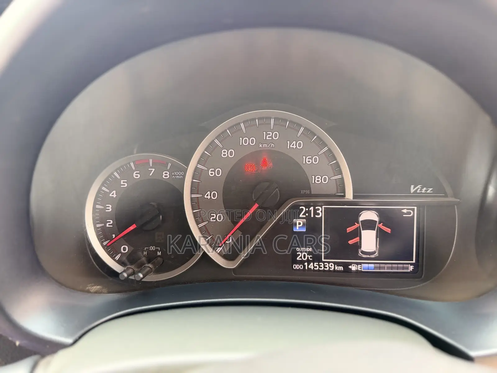 Toyota Vitz 1.3 FWD 5dr 2016 Black