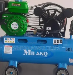 Milano Italia 50L Petrol Air Compressor (Model: ML750E).