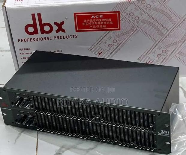 DBX 2231 Dual Channel Audio Equalizer Safety Limiter - main view