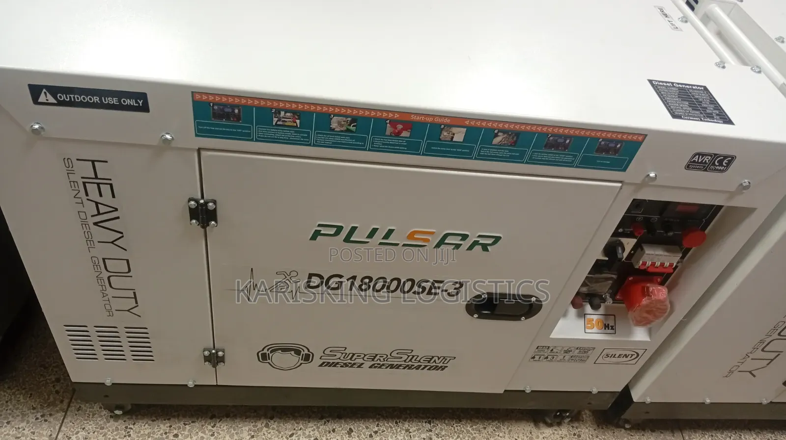Original 18/20kva Pulsar Air Cooled Diesel Three Phase