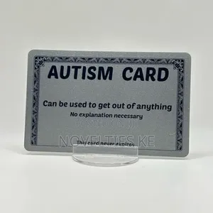 Autism Excuse Card