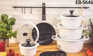 White 12 Pieces Nonstick Edenburg COOKWARE