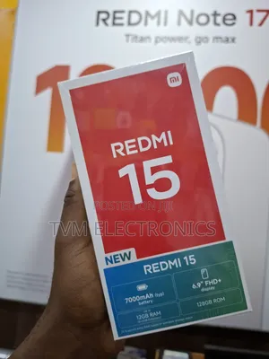 New Xiaomi Redmi 15 128 GB Black