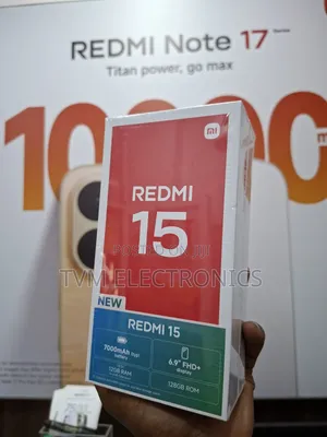 New Xiaomi Redmi 15 128 GB Black