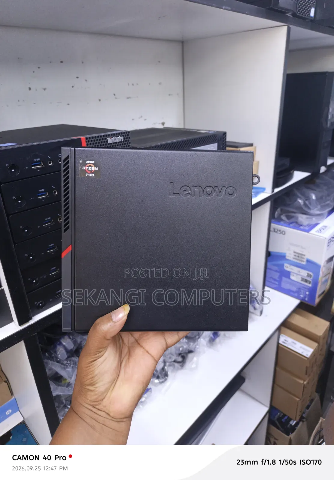 Desktop Computer Lenovo ThinkCentre M715 Tiny 8GB AMD Ryzen 5 HDD 500GB