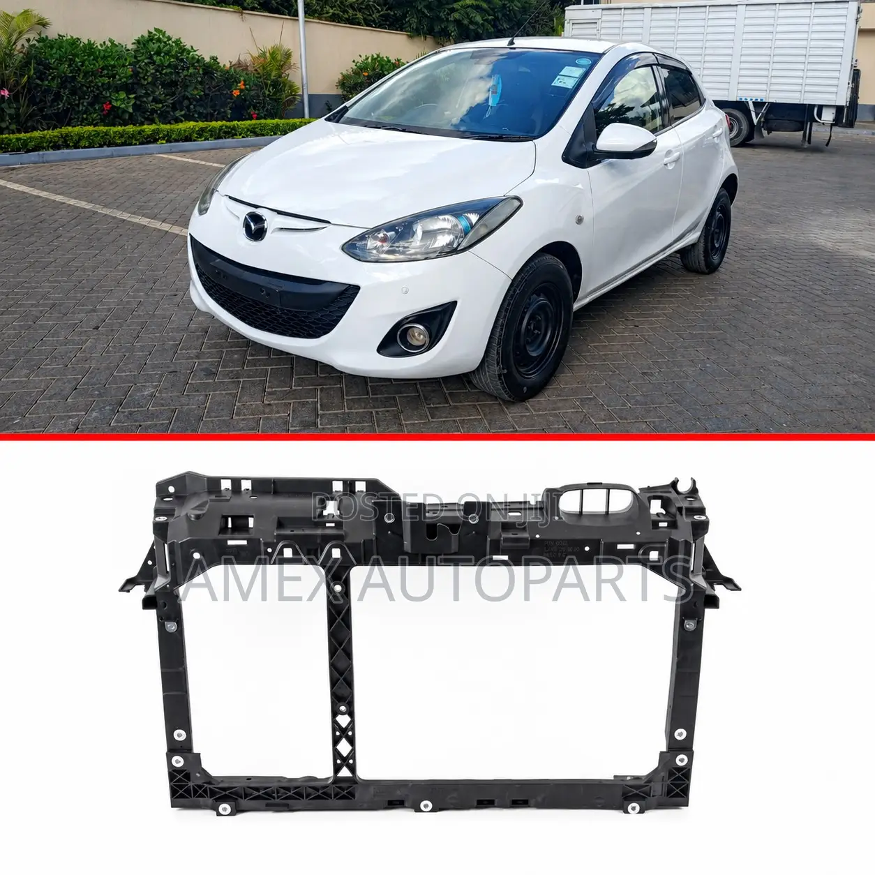 Radiator Support Panel Mazda Demio 2008 - 2014