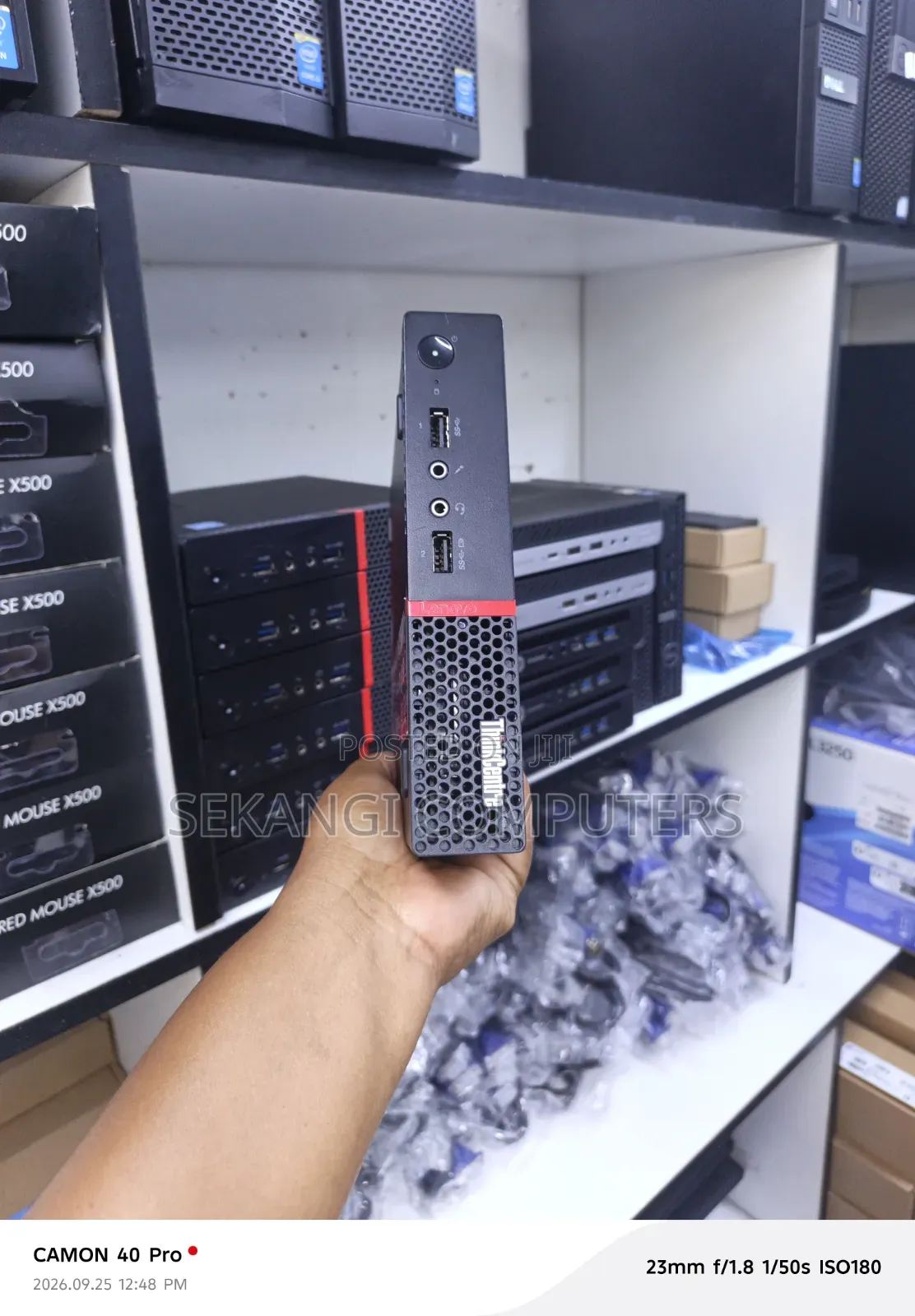 Desktop Computer Lenovo ThinkCentre M715 Tiny 8GB AMD Ryzen 5 HDD 500GB