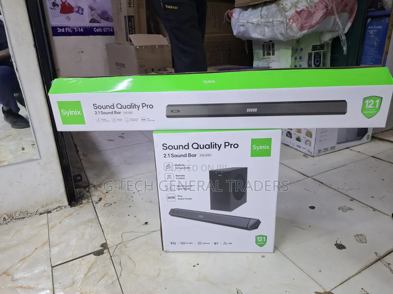 Syinix Sound Quality Pro 2.1 Sound Bar (Model SYN-Q120)