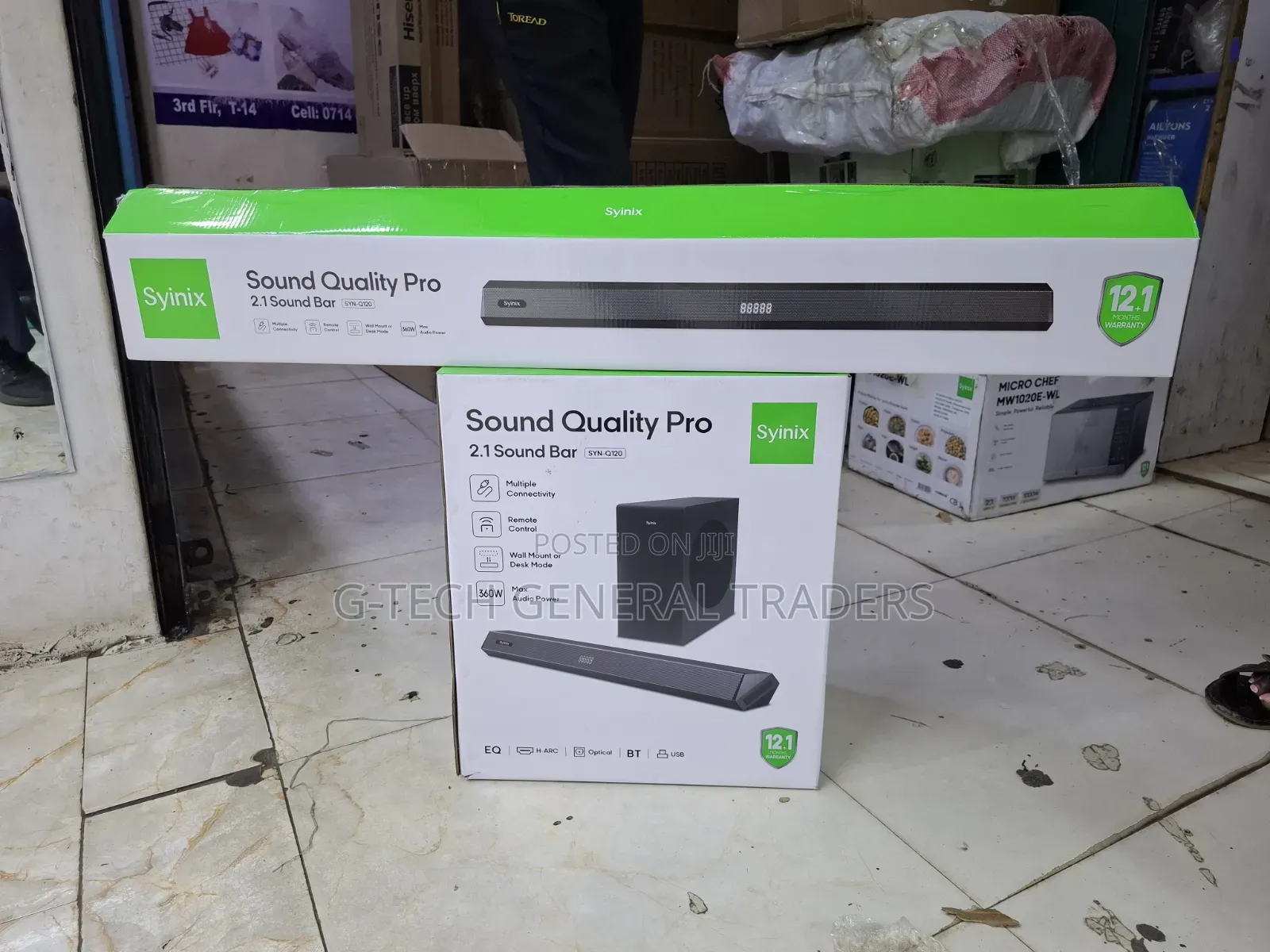 Syinix Sound Quality Pro 2.1 Sound Bar (Model SYN-Q120)