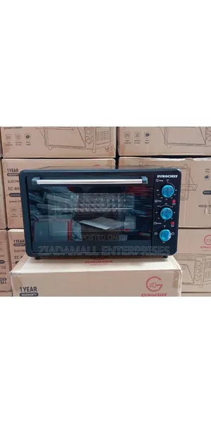 EUROCHEF 3 Knob Settings 32 Litres Electric Rotisserie Oven **