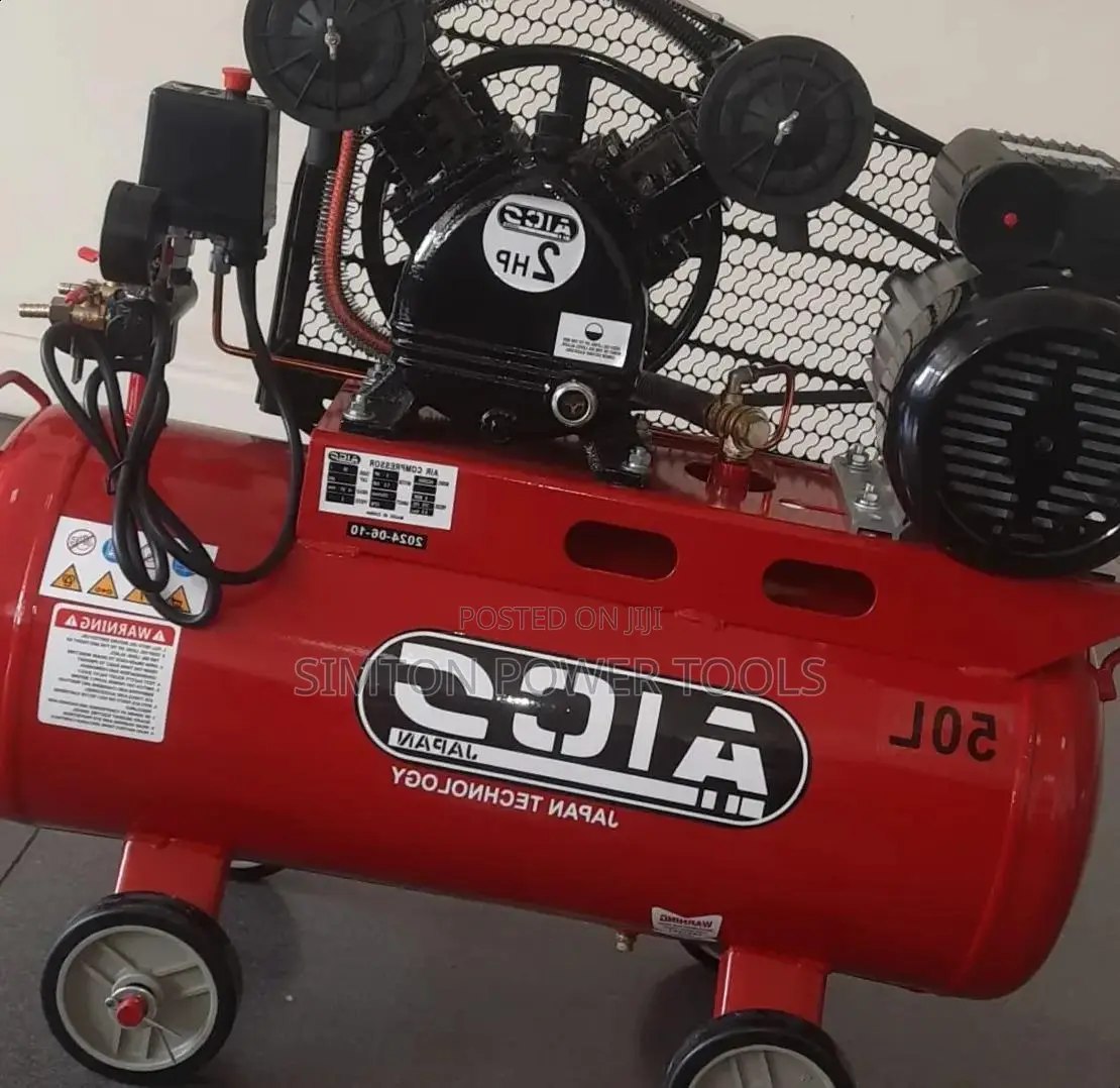 50-Litre AICO Japan Electric Belt-Driven Air Compressor
