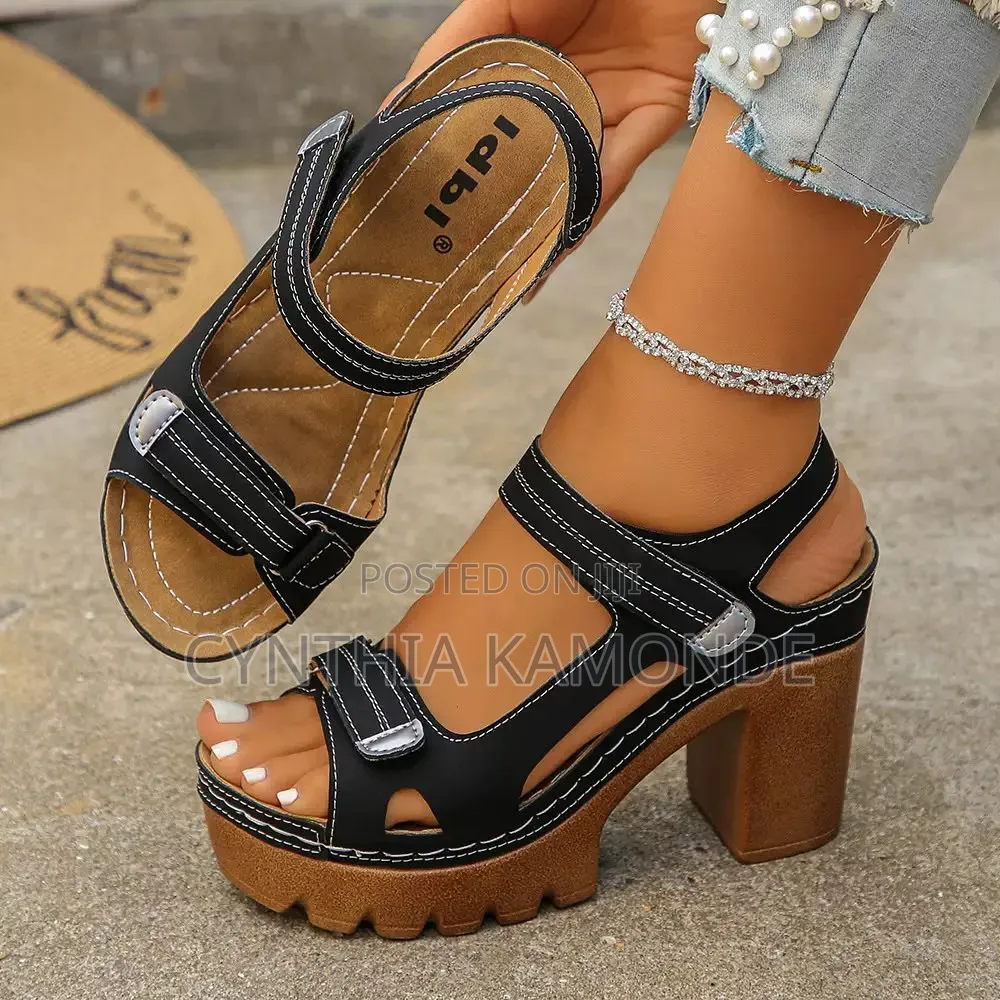 Platform Chunky Heels