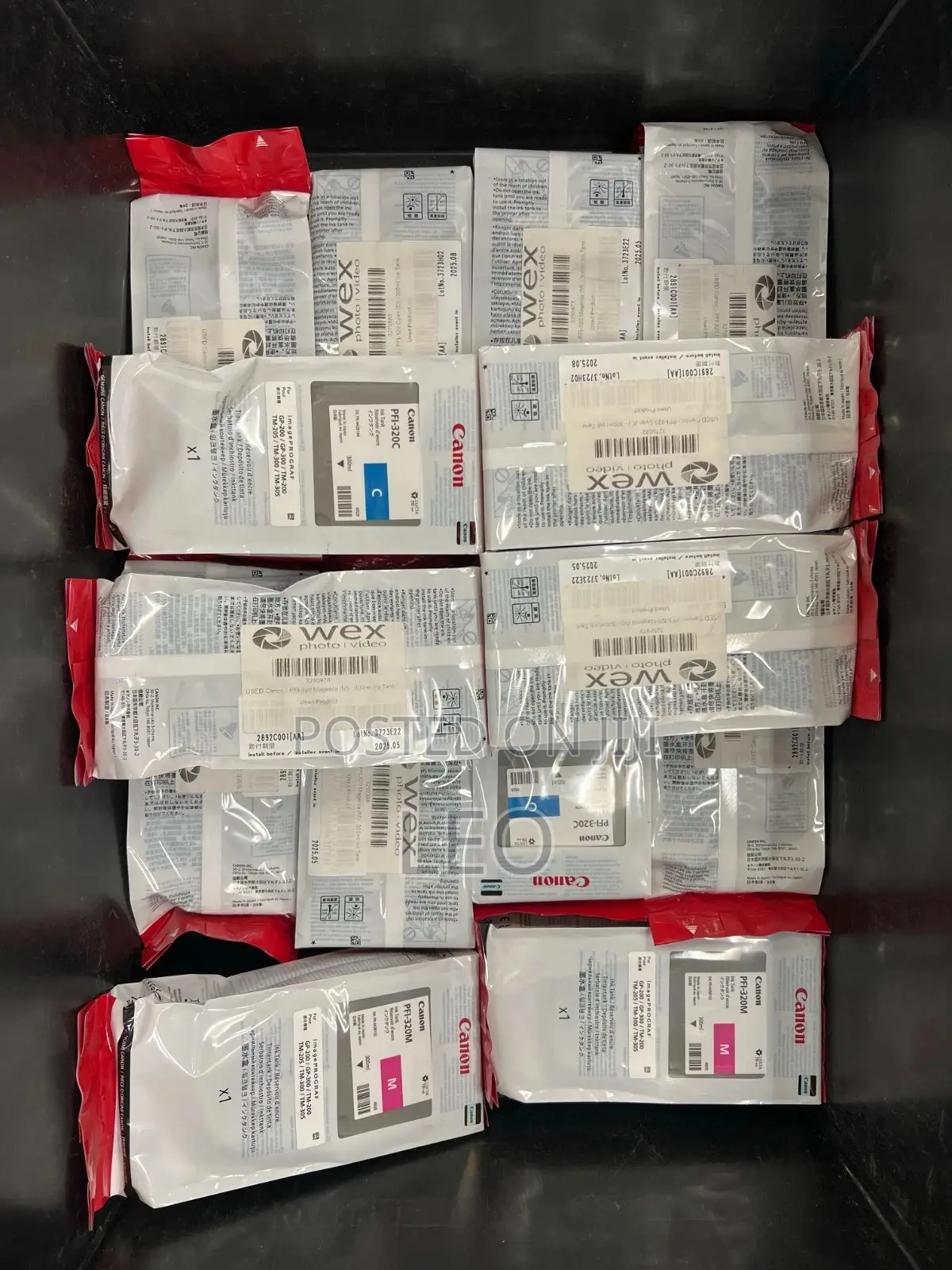 Canon PFI-320 Carts