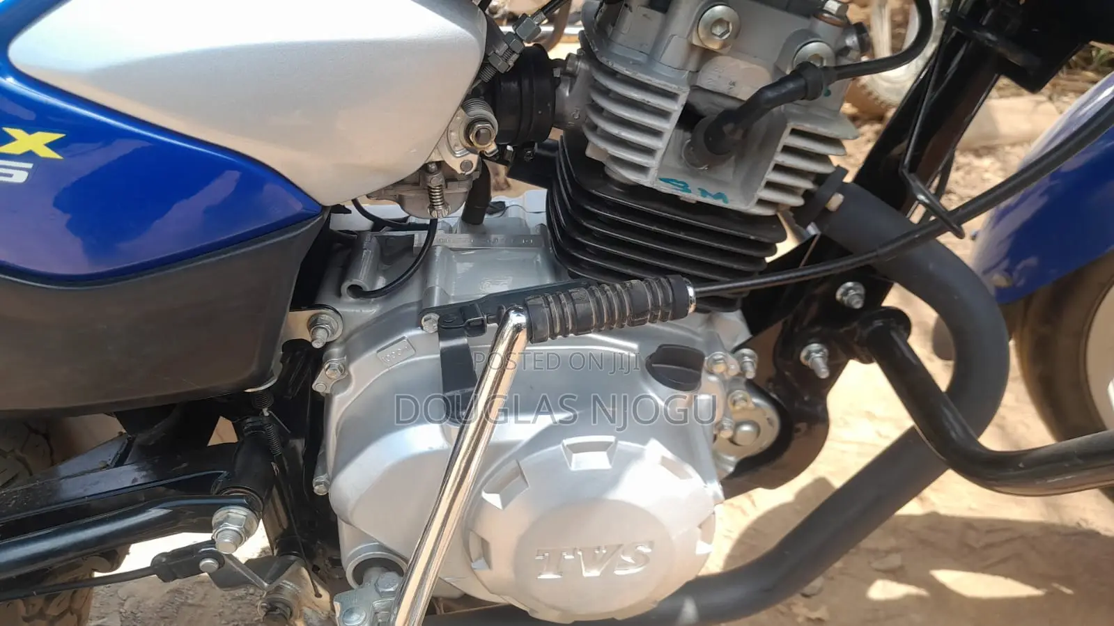 New TVS HLX 125 2025 Blue